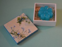 Sabonete flor em caixa